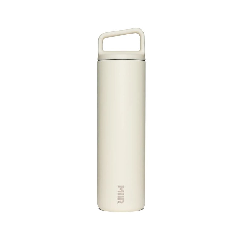 【New Color】MiiR Vacuum-Insulated Wide Mouth Bottle 20oz/591ml Sandstone White - Vacuum Flasks - Stainless Steel White