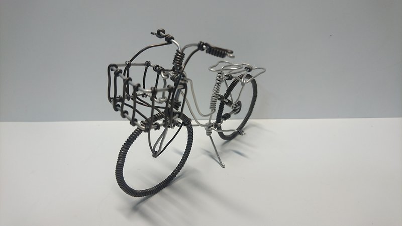 鋁線腳踏車-淑女車A款(附PVC包裝盒) - 公仔模型 - 鋁合金 