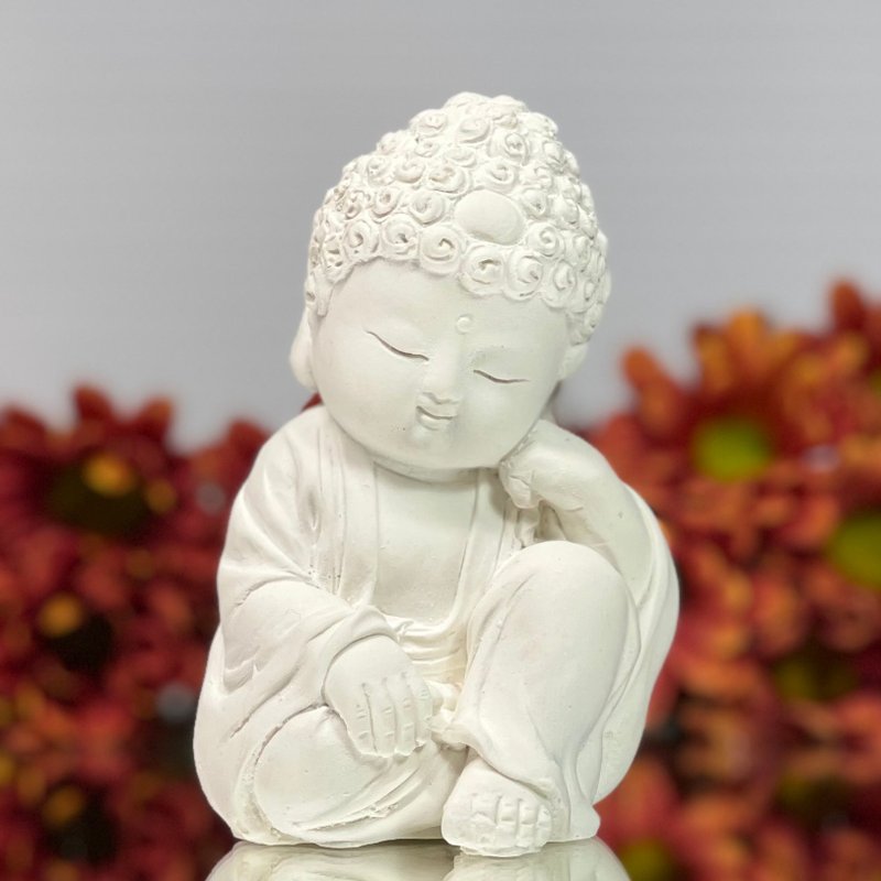 【聖誕禮盒】淨念吉祥小佛之悟道  精油套組  擴香套組 交換禮物 - 香氛/精油/擴香 - 其他材質 白色