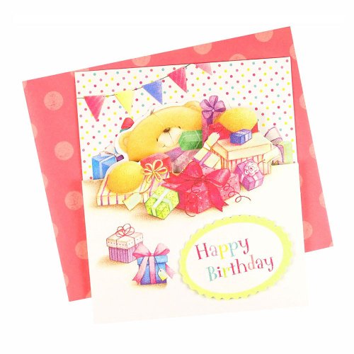 205剪刀石頭紙 滿滿的禮物【Hallmark-ForeverFriends-立體卡片 生日祝福】
