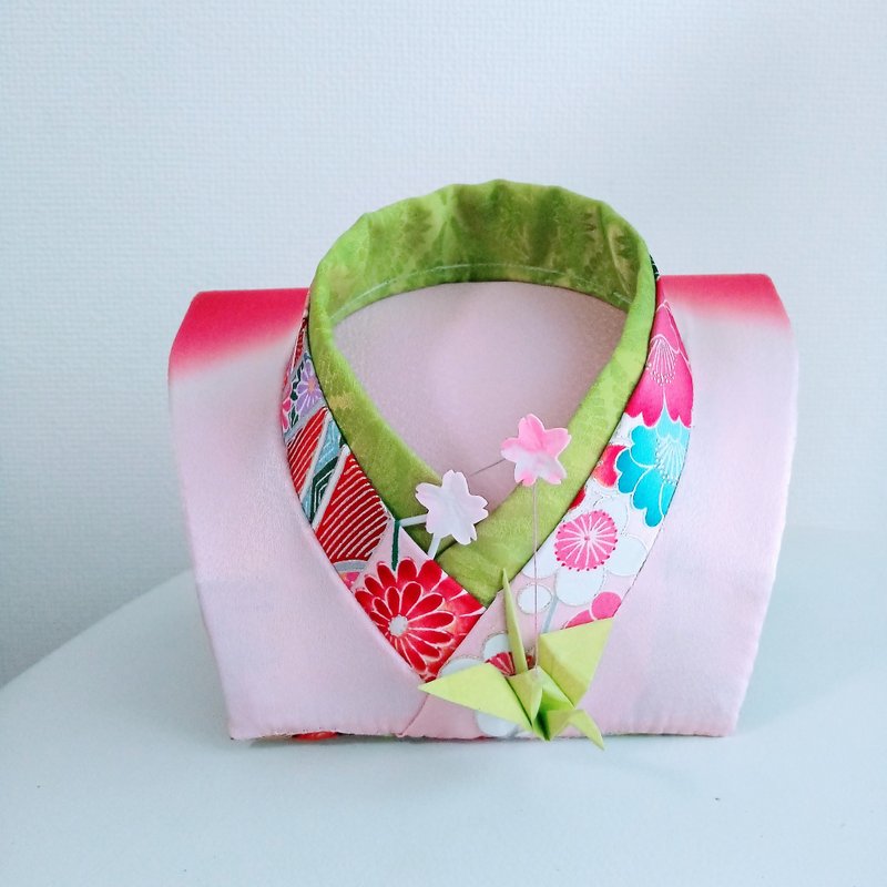 着物リメイクフォトスタンド - 相框/畫框 - 絲．絹 多色