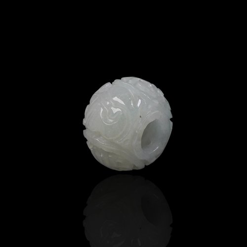 瓔珞珠寶盒 E.L.Jewelry Box 【萬事亨通】雕花翡翠如意路路通項鍊| 天然緬甸玉翡翠A貨 | 送禮
