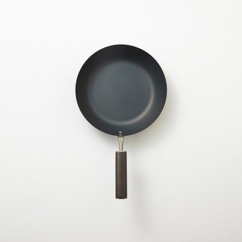 日本Prince | 竹柄窒化鐵鍋 20cm - 廚具 - 不鏽鋼 黑色