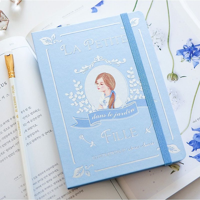 7321 Little girl secret Zhou Zhi V4 (no time) - girl garland, 73D76656 - Notebooks & Journals - Paper Blue