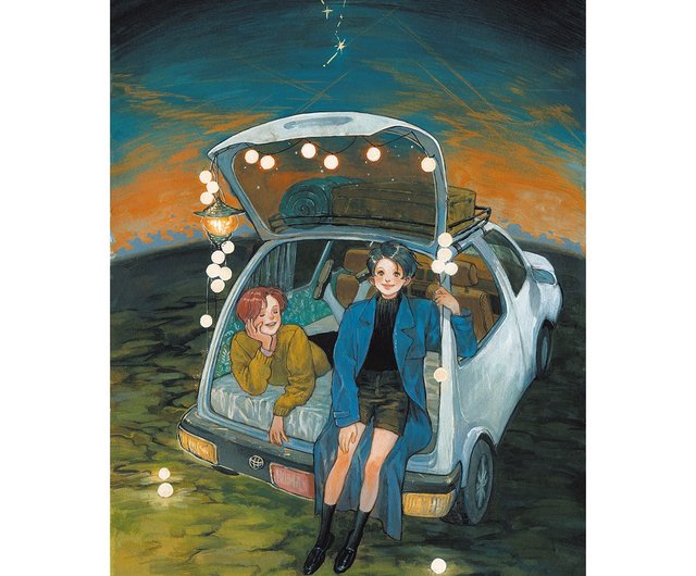 あの頃 | NOMA | 韓国イラスト アートペーパーポスター A4