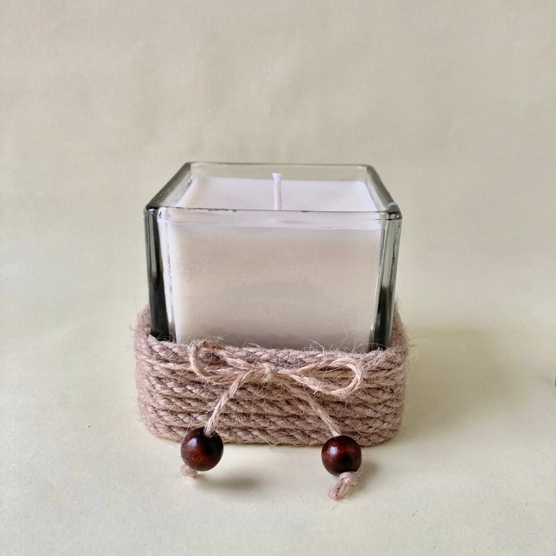 Square candle cup - เทียน/เชิงเทียน - ขี้ผึ้ง 