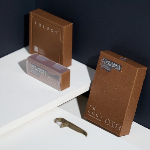 御膚膳坊 Fulogy | 減塑100%環保牙線棒 50/入 臺灣製造 孕婦安心 天然來源