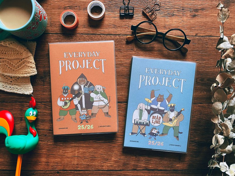 迪夢奇 Everyday Project 每日專案學年誌 兩款可選 - 筆記本/手帳 - 紙 多色
