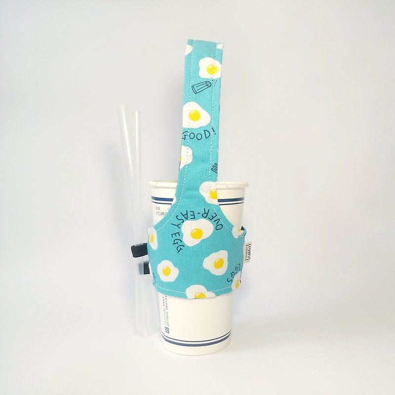 [Come on me-blue] drink cup set green cup set - Beverage Holders & Bags - Cotton & Hemp Blue