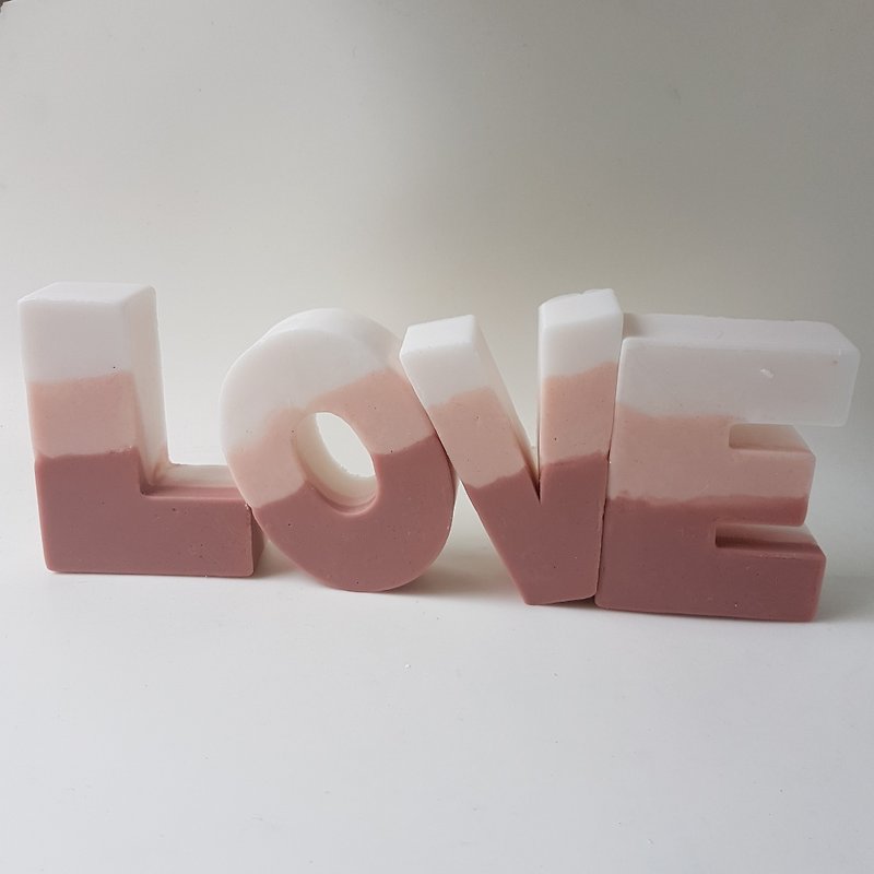 "LOVE" Essential oil handmade soap - Soap - Other Materials 