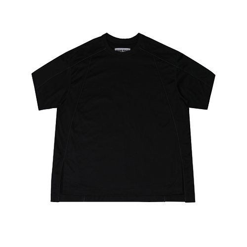 FUSIOFUSIO FUSIO FUSIO - 23SS 滾邊短袖T-shirts - 黑