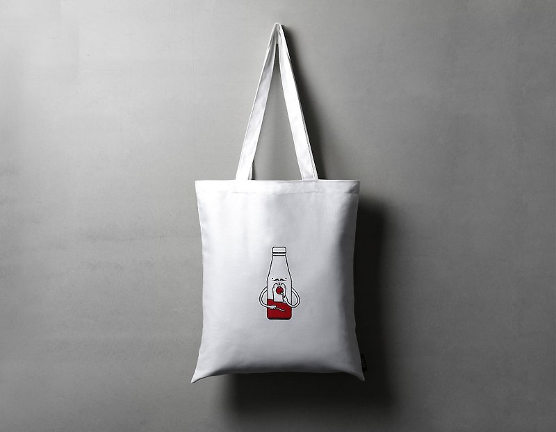 Ketchup Tote Bag - Messenger Bags & Sling Bags - Other Materials White