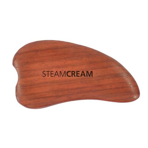 SteamCream 蒸汽乳霜 【刮出好氣色】 品牌木紋按摩刮板 送禮