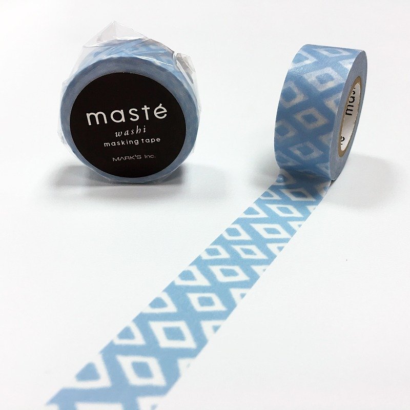 masteと紙テープ海外限定シリーズ - 基本[ダイヤモンドダイヤモンド - ブルー（MST-MKT200-BL）] - マスキングテープ - 紙 ブルー
