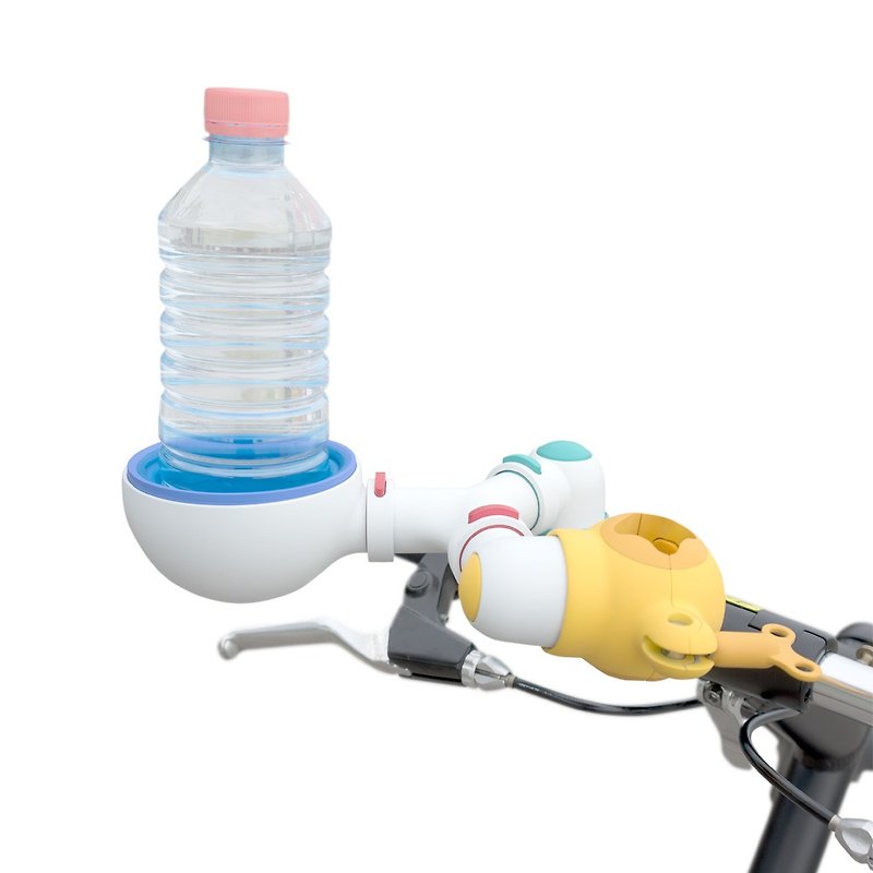 パイプカップクリップ+傘スタンド（ホワイト） - 自転車・サイクリング - プラスチック ホワイト