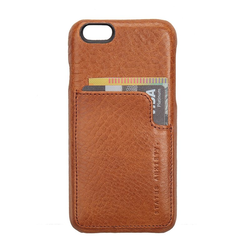 HUNTER AND FOX iPhone Plus Case_Tan / Camel - Phone Cases - Genuine Leather Brown