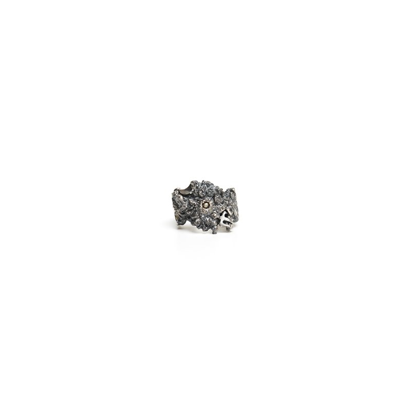 Shiva Rings No.1 - 戒指 - 純銀 銀色