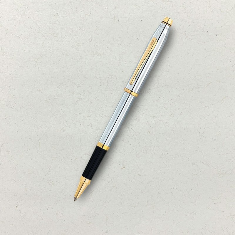 【CROSS】新世紀 金鉻新型鋼珠筆(原廠正貨) - 鋼珠筆 - 其他金屬 銀色