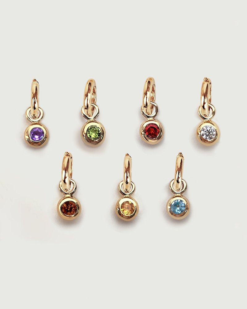 【雙 11 限定】 Heritage of Charms : Gems Charms - 項鍊 - 純銀 金色