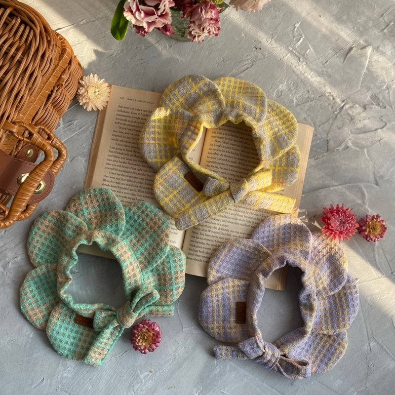 SOINS Pet Scarf Petal Muffin Series - Custom Pillows & Accessories - Cotton & Hemp 