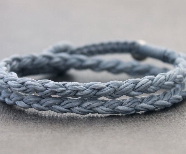 Braided Rope Double Wrap Bracelet