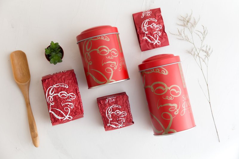 【小蔣茶鋪】蟬涎蜜香貴妃茶–150g 罐裝 - 茶葉/茶包 - 新鮮食材 紅色