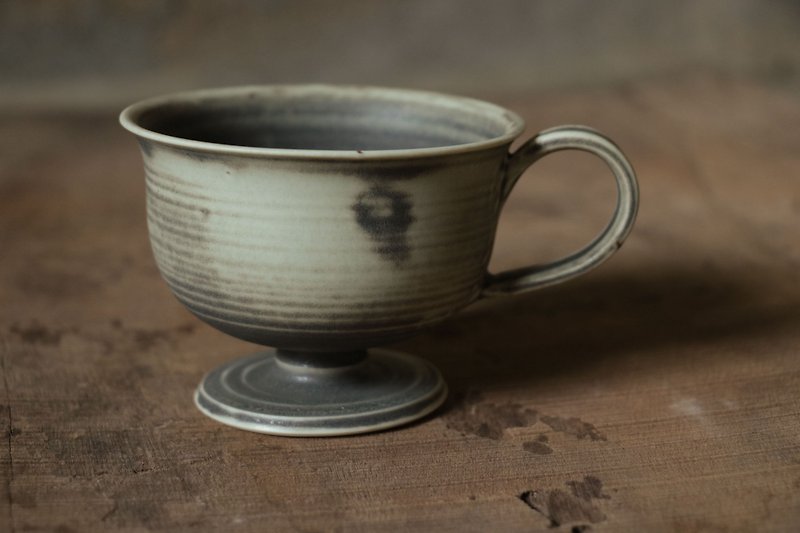 Goblet with Day Handle - Cups - Porcelain Gray