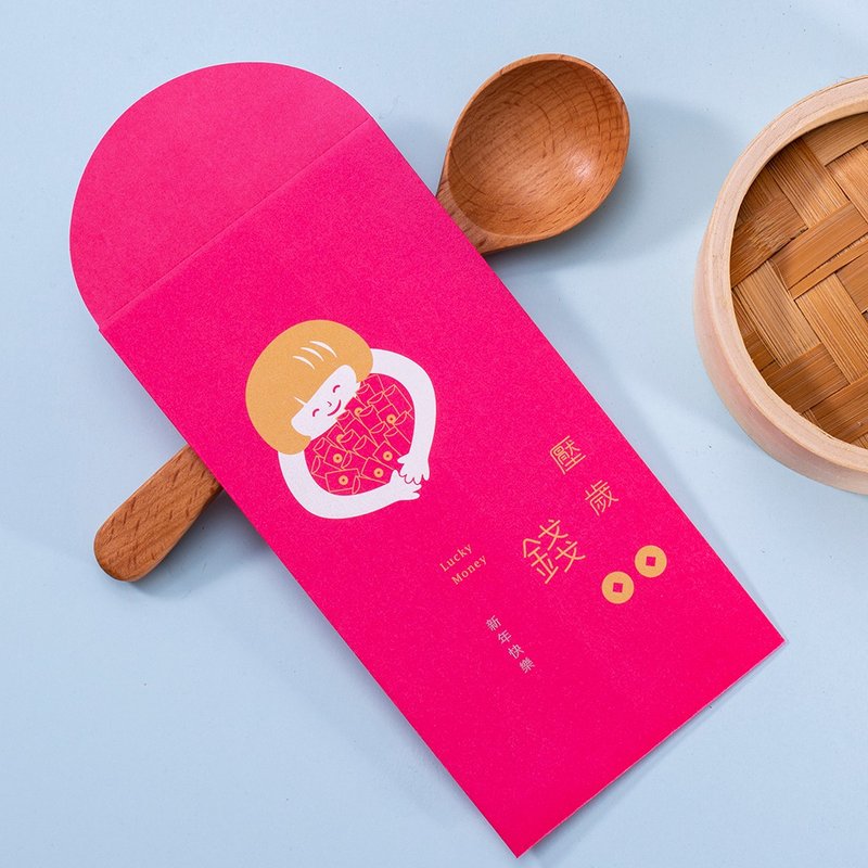 [Gong Xi Fa Cai/Lucky Money] Chinese New Year red envelope gift bag box (same style, 5 pieces per pack) - Chinese New Year - Paper Red