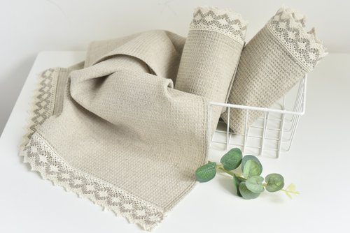 Organic dish towels, Kitchen towels cotton, Linen waffle towel, Blush hand  towel - Shop Daloni Towels - Pinkoi