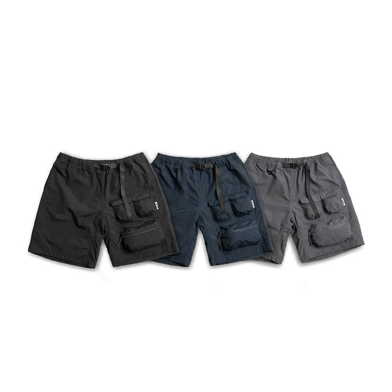 【Japanese SLOWER】Pocket shorts - Men's Shorts - Nylon Multicolor