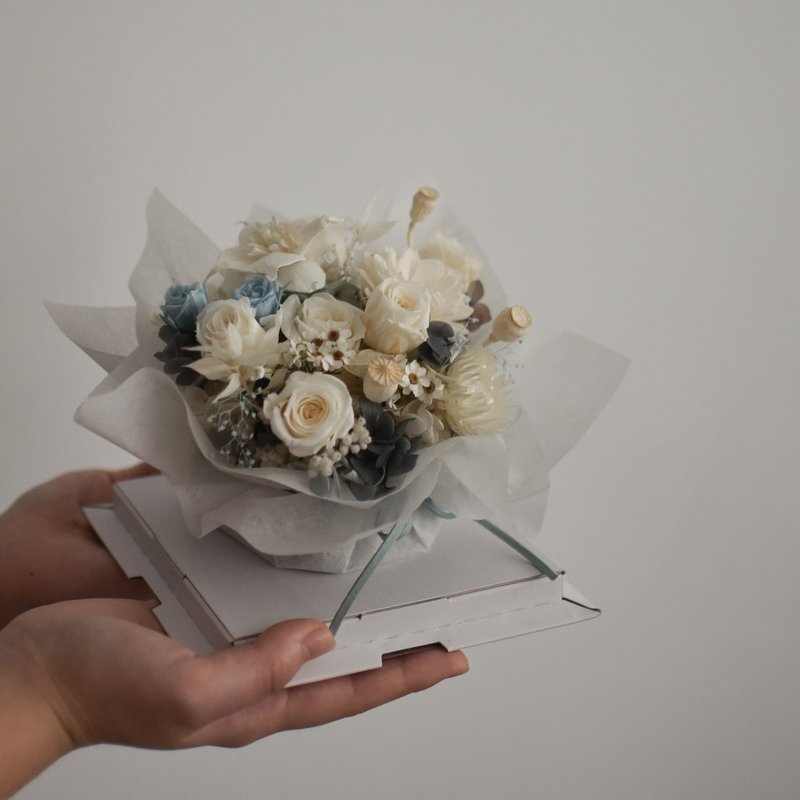 /蛋糕花禮/蛋糕花 生日 送禮 乾燥花 玫瑰花 畢業 求婚 教師節 - 乾燥花/永生花 - 植物．花 多色