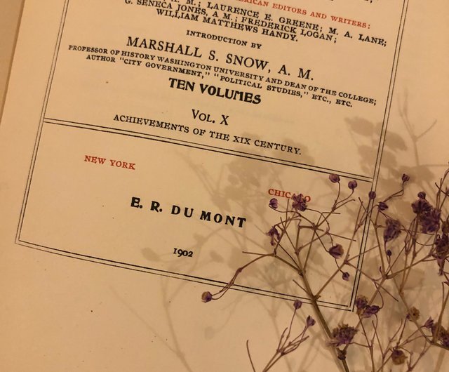 1902年に出版され、100年にわたる世界の歴史とその作成者の原文