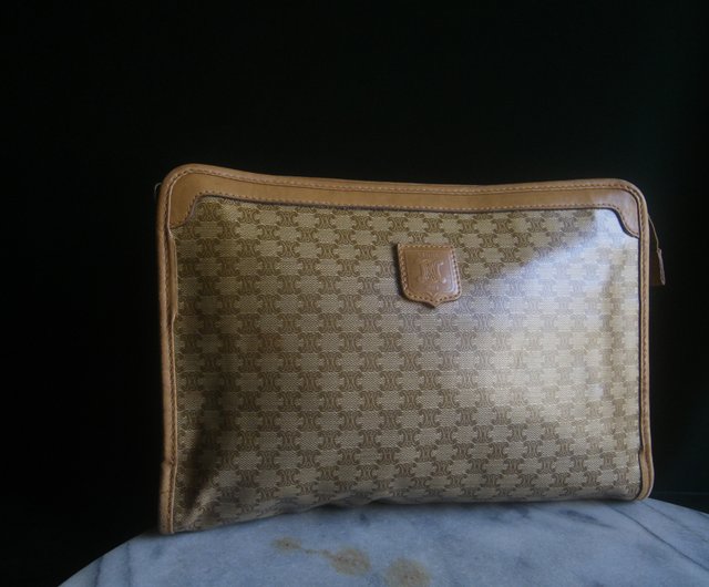 Old time OLD TIME Early second hand antique bag CELINE clutch