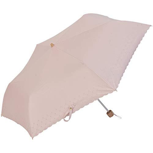 Nifty Colors Nifty Colors - 日本遮光花邊蕾絲碳輕量迷你摺疊雨傘