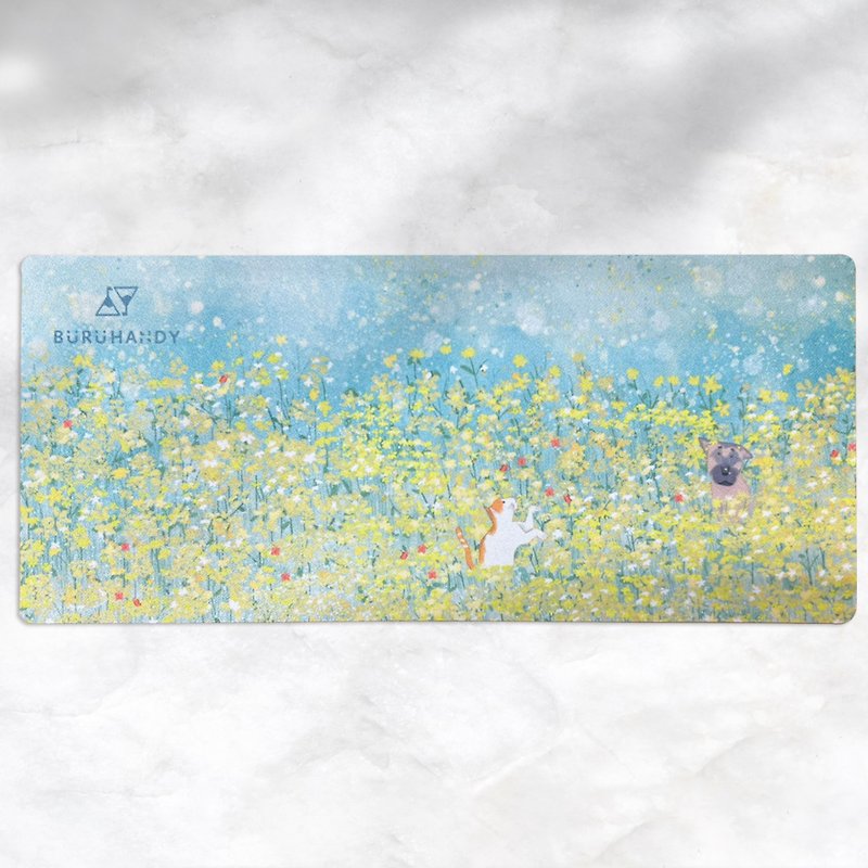 Bulude-Spring Flower Field Notebook Dustproof Wiping Cloth (29.7x13cm)/Keyboard Cloth/Dustproof Cloth - แกดเจ็ต - เส้นใยสังเคราะห์ 