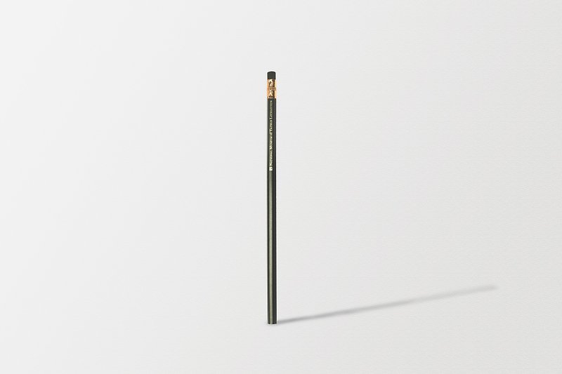 復古款六角皮頭鉛筆 NMTL Logo Pencil - 鉛筆/自動鉛筆 - 木頭 灰色