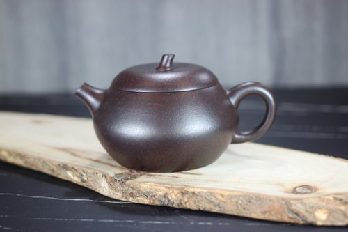 自然釉文創工作室 【母親節禮物】小蘋果 鐵血紅砂 宜興紫砂 韓佳豪製 160ml