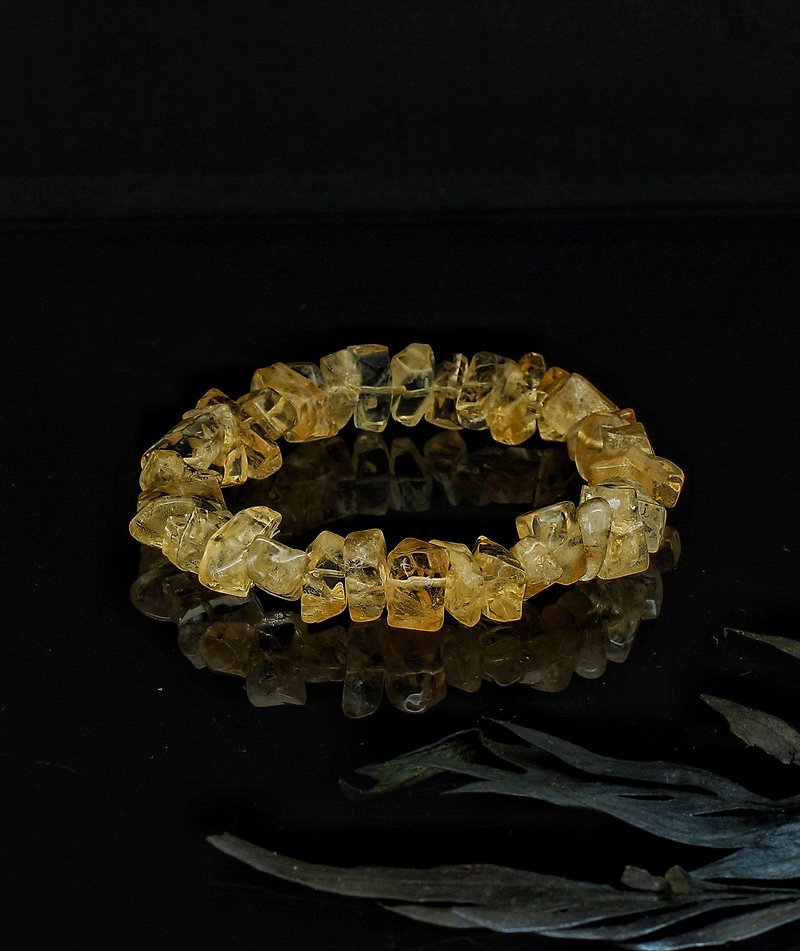 Raw Citrine Bracelet-3 - Bracelets - Crystal 