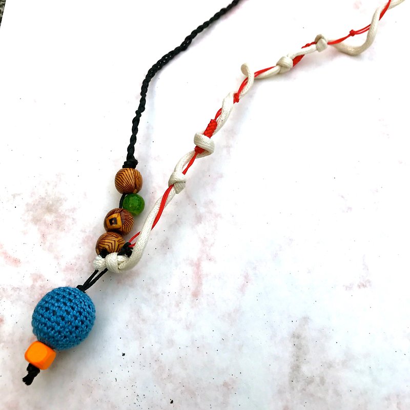Necklace ∞ Festival with you - Necklaces - Cotton & Hemp Multicolor