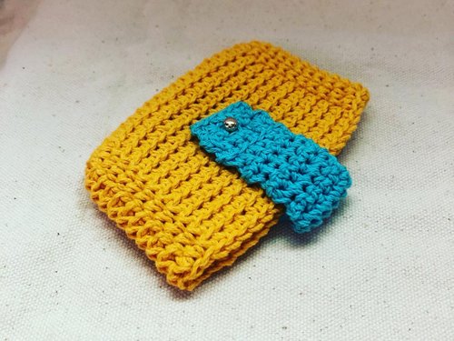 Lei’s knitting 撞色編織 名片/卡片包