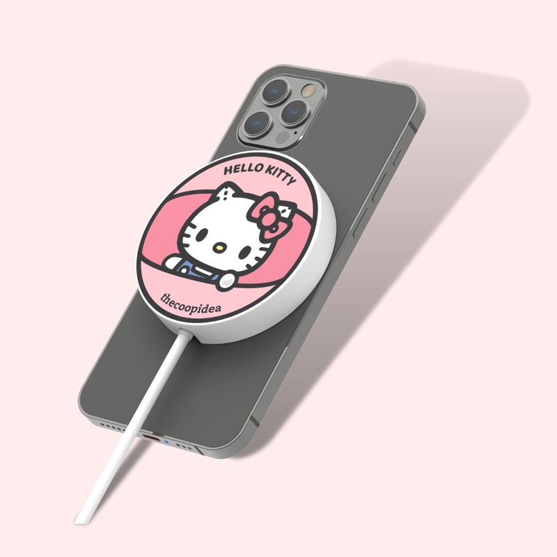 其他材質 行動電源/充電線 - Hello Kitty x thecoopidea 磁力無線充電墊