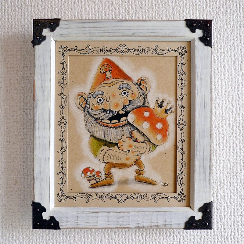 【Framed】 Nomu's beautiful mushroom contest champions - Posters - Paper White