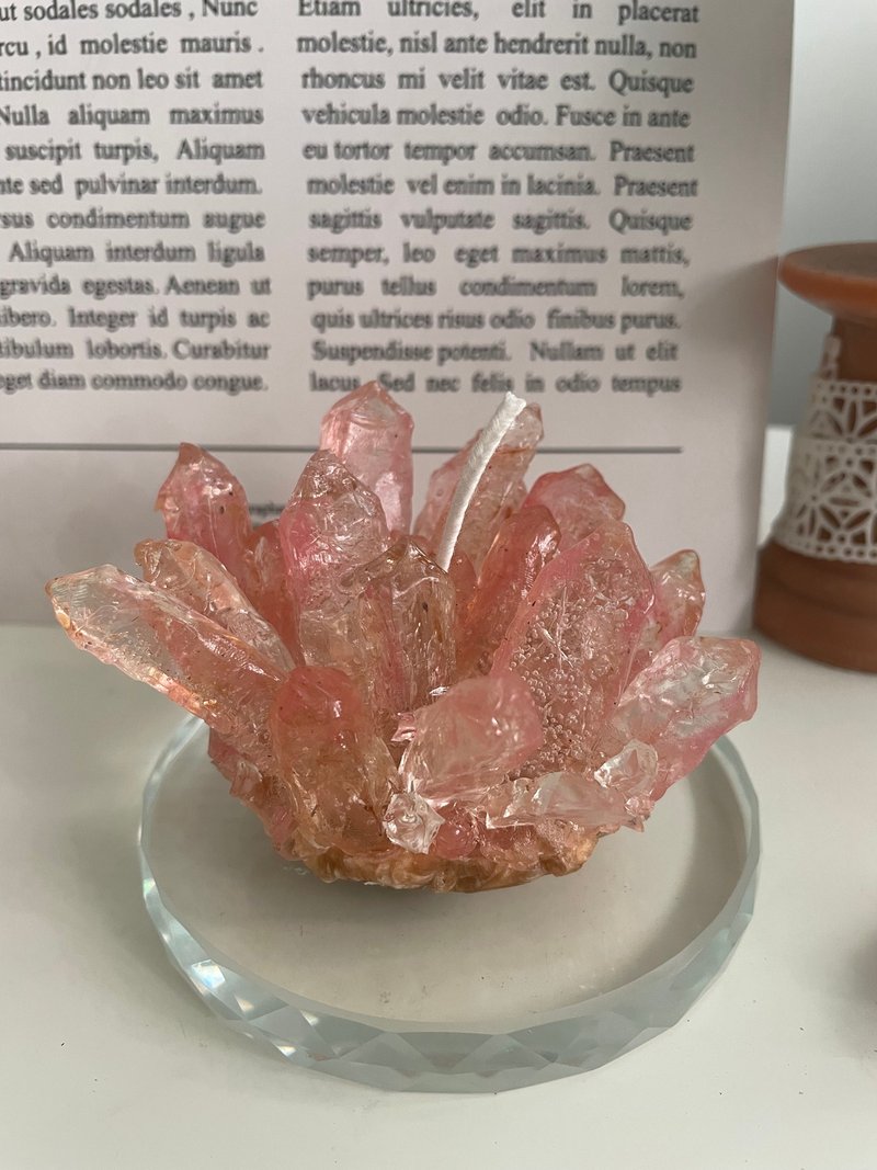 【Workshop(s)】Mineral Candle Experience Course / Geode Candle Experience Course - Candles/Fragrances - Wax 