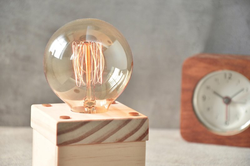 Wood Box Lamp (Taipei eslite spectrum SongYan store) - Woodworking / Bamboo Craft  - Wood 