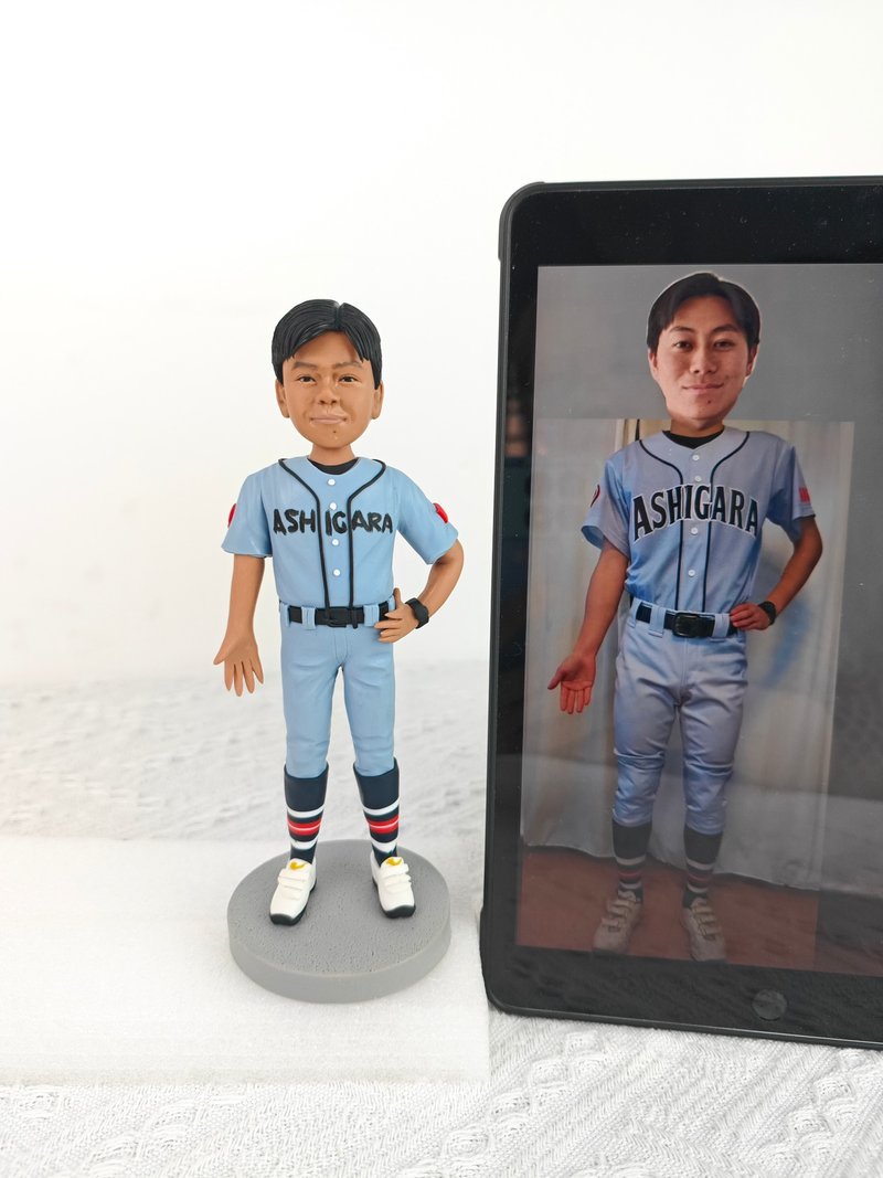 客制化人物公仔 人偶 3D人像畫 似顏繪 肖像 定制 生日 紀念 禮物 - 公仔/玩偶 - 黏土 多色