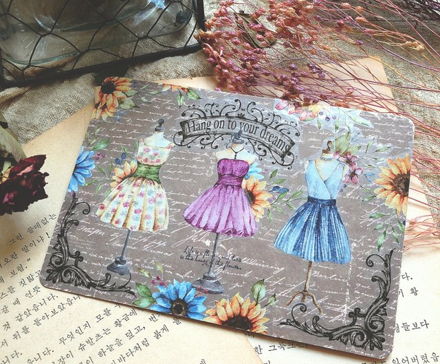 台湾マステ　 sonia 　LADY DRESS Ⅱ 　PETテープ LADY DRESSマットPETテープ（剥離紙付き）8CM - ショップ