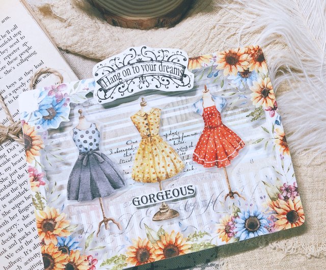 台湾マステ　 sonia 　LADY DRESS Ⅱ 　PETテープ LADY DRESSマットPETテープ（剥離紙付き）8CM - ショップ