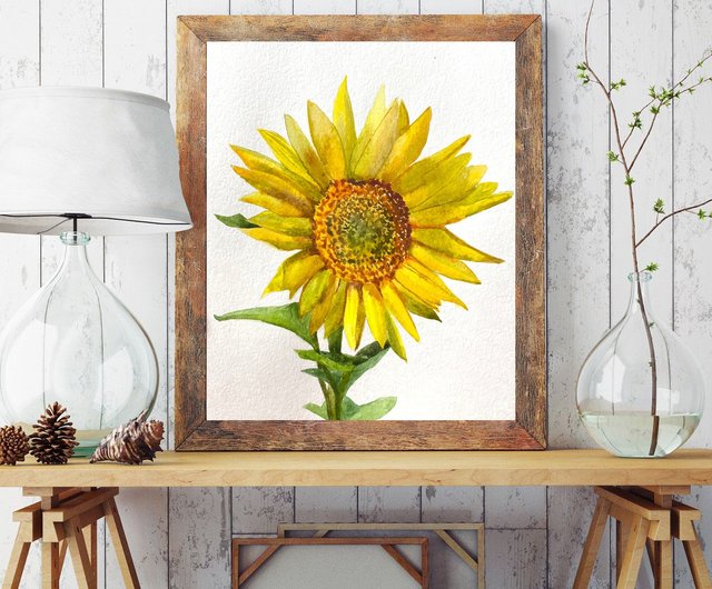 【インテリアアート】花　ひまわり　 インテリア　絵画　BAEZ3 Amazon.co.jp: ZXHYWYM ひまわり キャンバス ウォールアート