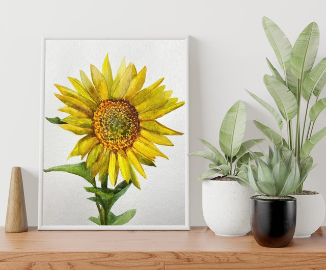 【インテリアアート】花　フラワー　ひまわり　 インテリア　絵画　BAEZ3 Amazon.co.jp: ZQQART ヴィンテージ ひまわり 絵 キャンバス