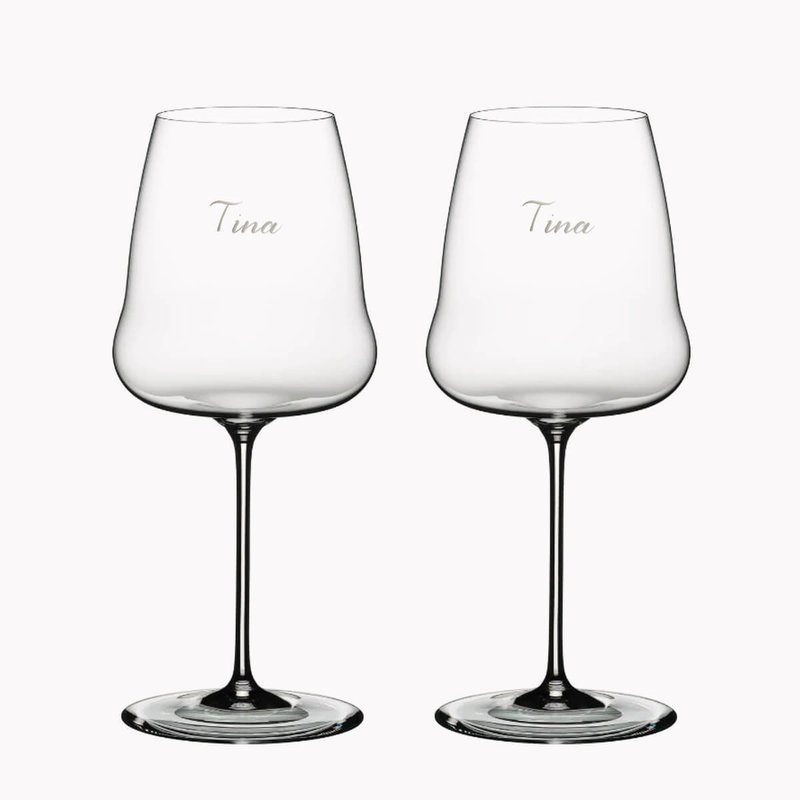 (一對價) 736cc【Riedel 夏多內白酒杯】Winewings 醒酒杯 - 酒杯/酒器 - 玻璃 白色